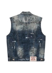 True Religion x Bad Weather Denim Stacked Pocket Vest