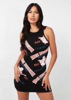 True Religion Women's Anniversary Rib Tank Top Dress