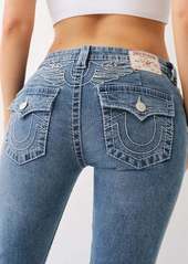 True Religion Women's Big T Horseshoe Wing Flare Jean