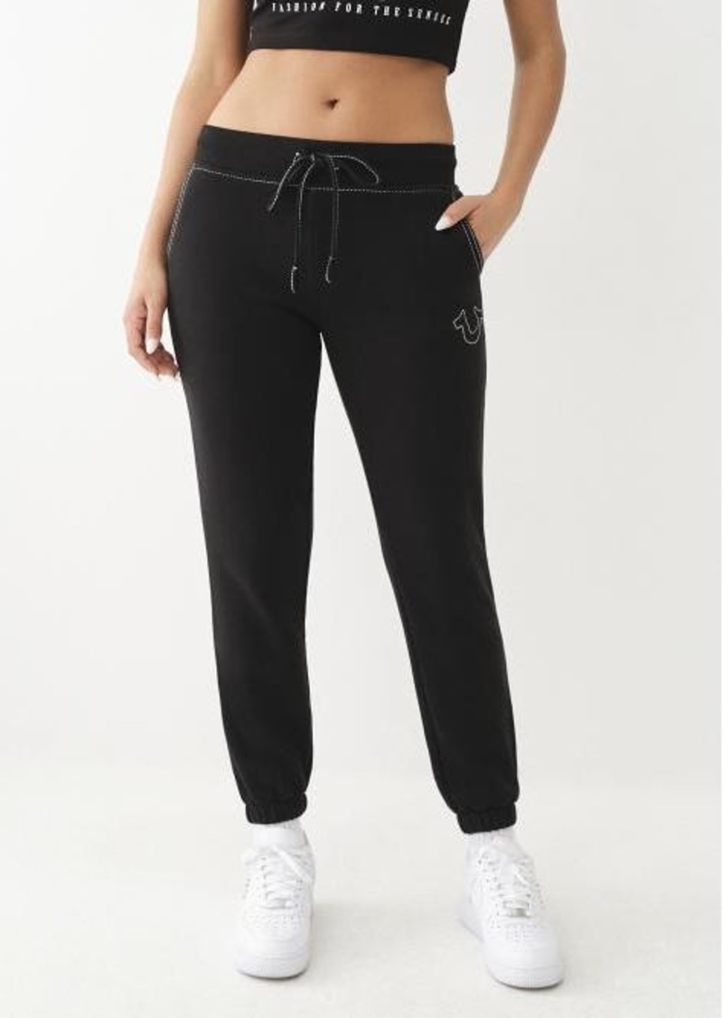 True Religion Women's Big T Logo Jogger