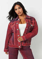 True Religion Women's Boyfriend Trucker Denim Jacket