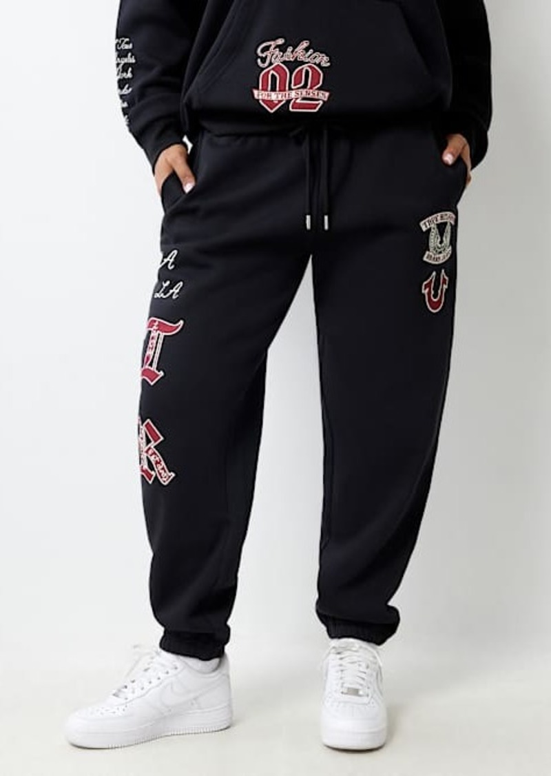 True Religion Women's Branded Boyfriend Jogger