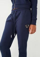 True Religion Women's Crystal Logo Jogger