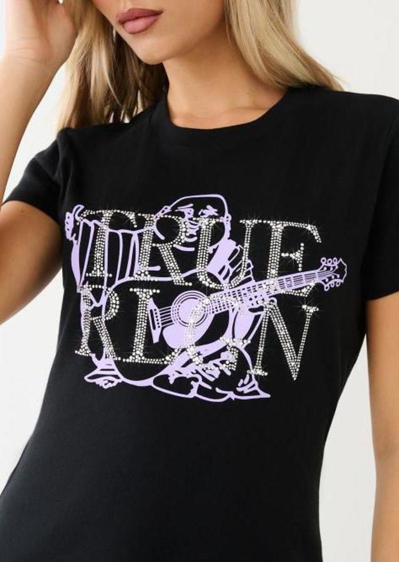 True Religion Women's Crystal T-Shirt