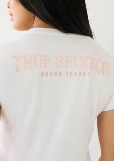 True Religion Women's Crystal Trbj V Neck T-Shirt