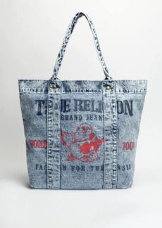 True Religion Women's Denim Tote Bag