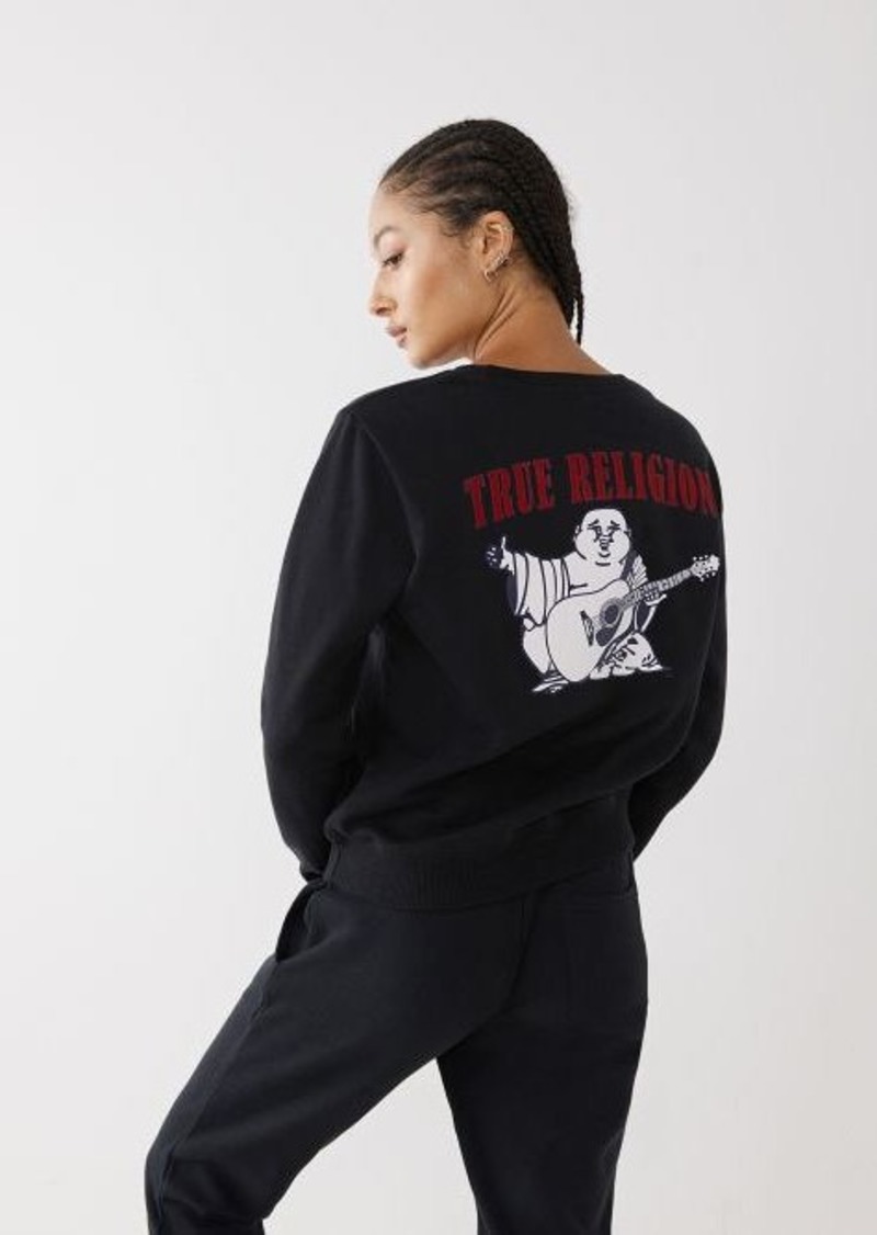 True Religion Women's Heritage Crewneck Sweatshirt