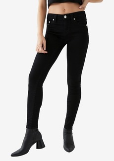 True Religion Women's Jennie Curvy Soft Stretch Skinny Jeans - Body Rinse Black