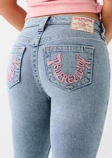 True Religion Women's Jennie Embroidered Skinny Jean