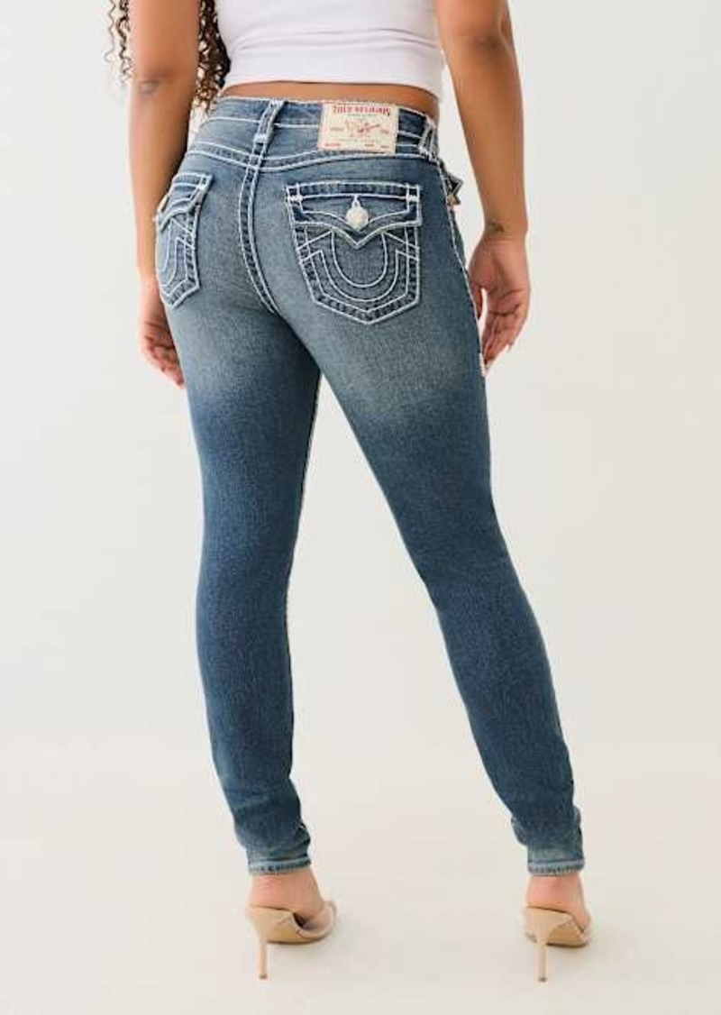 True Religion Women's Jennie Super T Curvy Skinny Jean