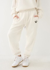 True Religion Women's Logo Relaxed Jogger