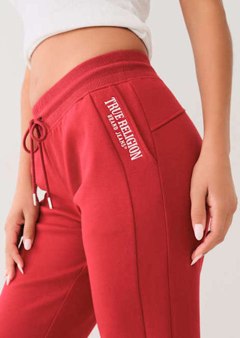 True Religion Women's Logo Track Jogger