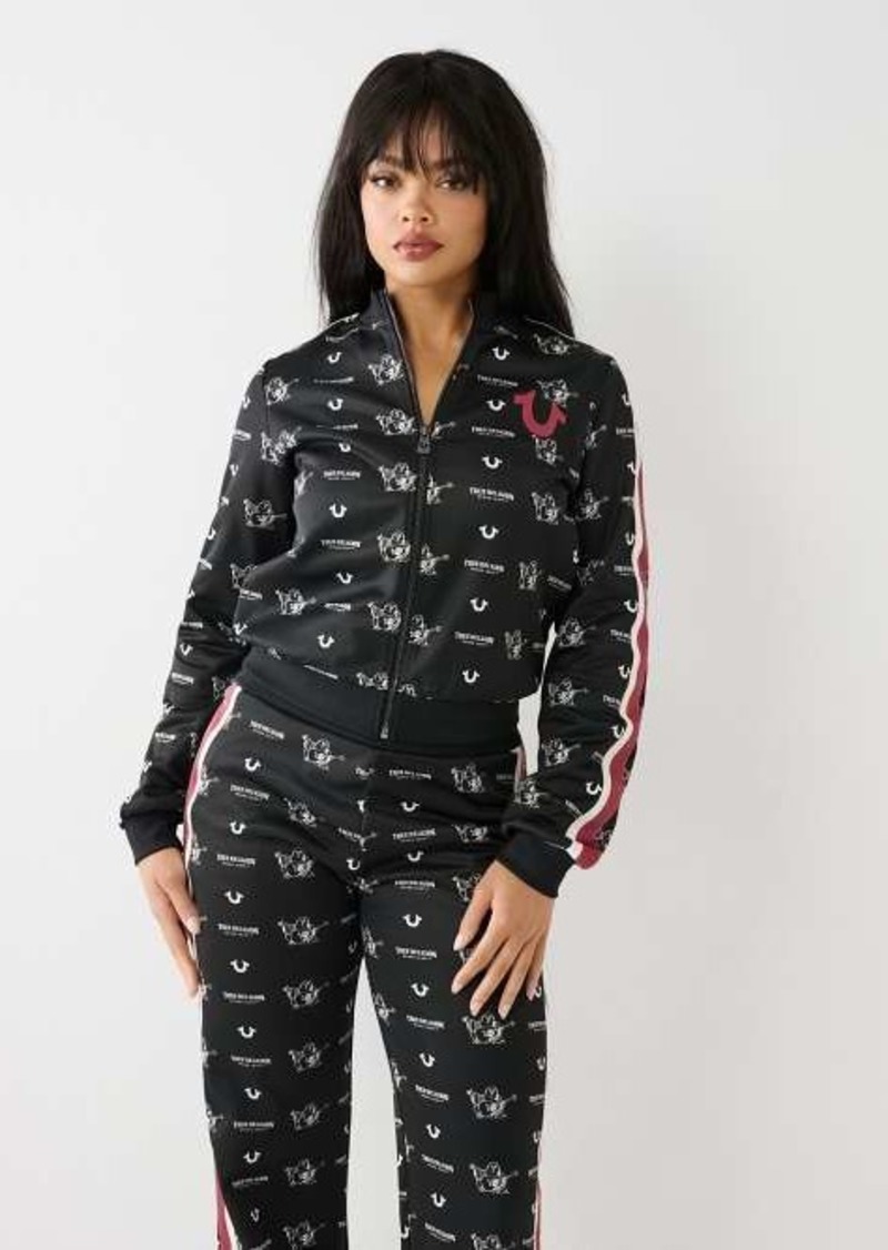 True Religion Women's Monogram Track Jacket