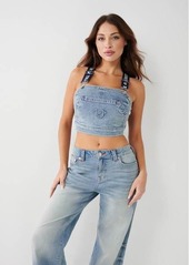 True Religion Women's Overall Denim Top