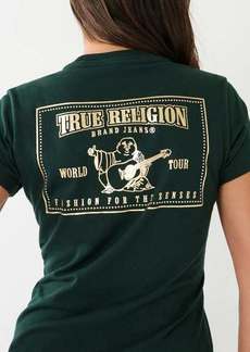 True Religion Women's Studded Logo Tee
