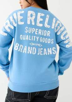 True Religion Women's TR Boyfriend Sweatshirt