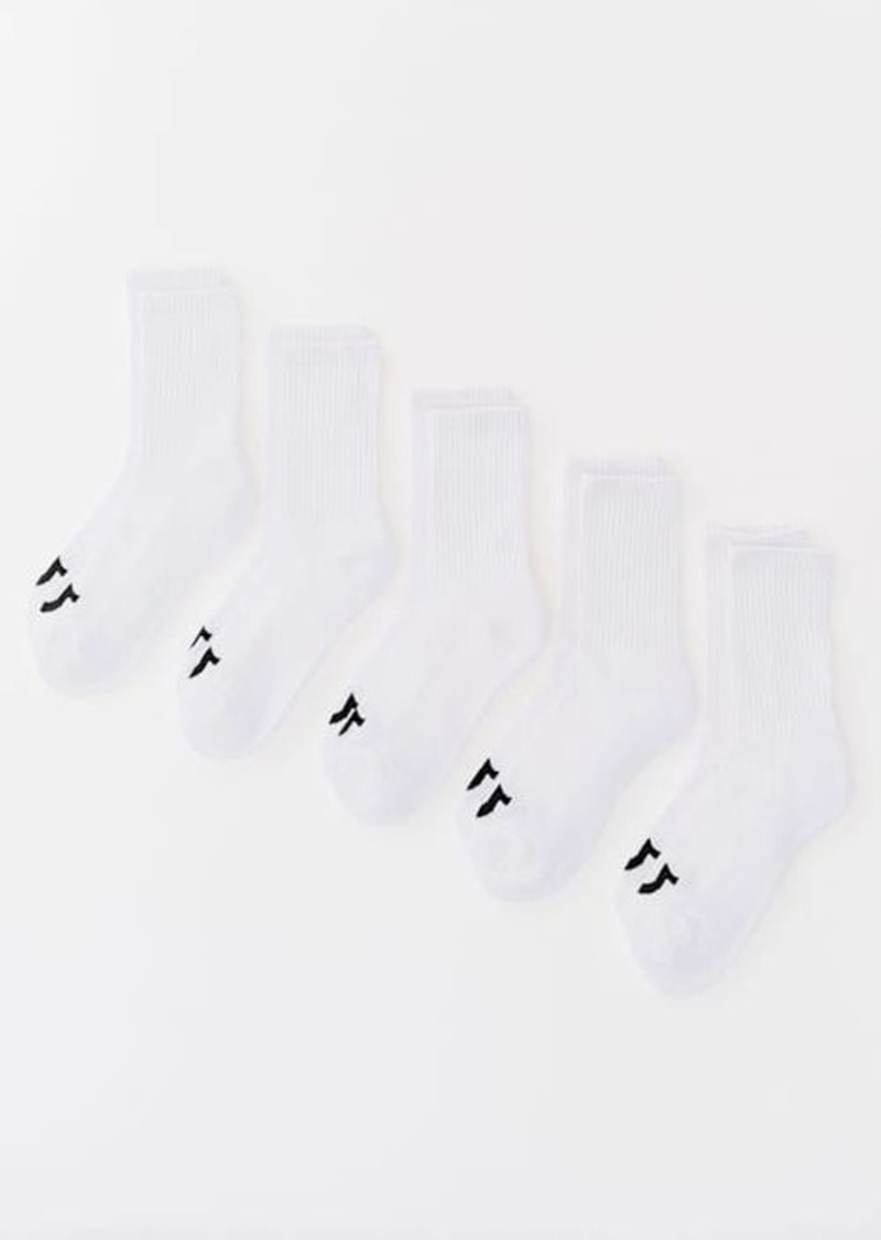 True Religion Women's WomenS Horseshoe Logo Athlete Cut Sock Set - 6 Pack