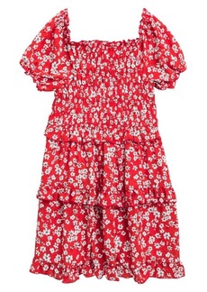 Truly Me Kids' Floral Ruffle Tiered Sundress at Nordstrom