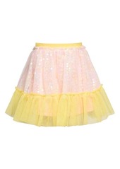 Truly Me Ruffle Sequin Skirt