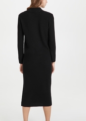 TSE Cashmere Cashmere Rib Polo Dress