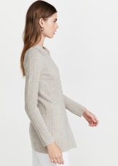 TSE Cashmere Ribbed Long Cashmere Cardigan