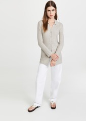 TSE Cashmere Ribbed Long Cashmere Cardigan