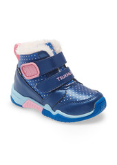 Tsukihoshi Kids' Igloo Waterproof Sneaker Boot in Navy/Pink at Nordstrom