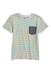Tucker and Tate Tucker + Tate Stripe Chambray Pocket T-Shirt (Toddler, Little Boy & Big Boy)