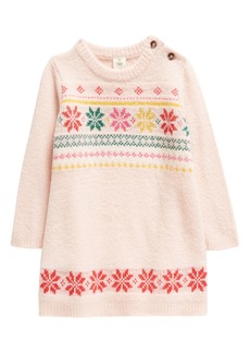 Tucker + Tate A-Line Sweater Dress in Pink English Nordic Fairisle at Nordstrom Rack