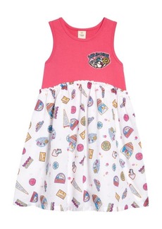 Tucker + Tate Kids' Cotton Dress in Ivory Egret Summer Camp Patch at Nordstrom