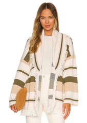 Tularosa Atlas Blanket Stripe Fringe Cardigan