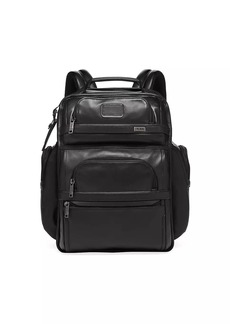 Tumi Alpha Leather Compact Laptop Brief Pack