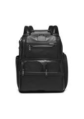 Tumi Alpha 3 Leather Compact Laptop Brief Pack