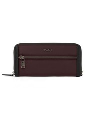Tumi Leather Zip Continental Wallet