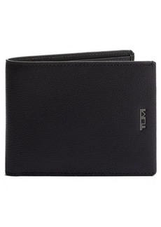 Tumi Nassau Global Double Leather Wallet in Black Texture at Nordstrom
