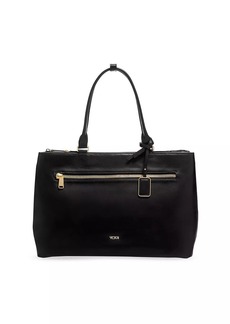 Tumi Voyageur Sidney Leather Business Tote