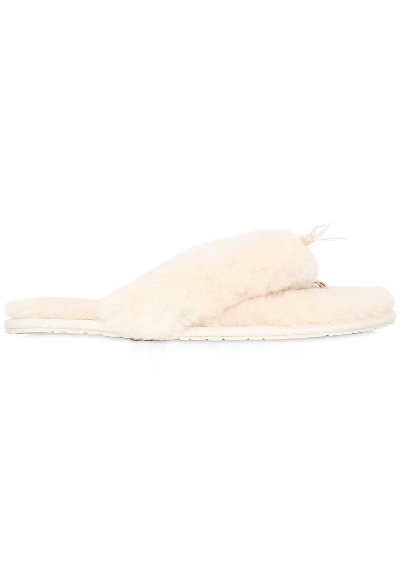 ugg shearling flip flops