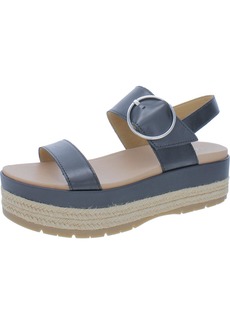UGG April Womens Leather Espadrille Wedge Sandals