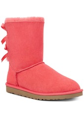 UGG Bailey Bow II Womens Suede Shearling Winter Boots