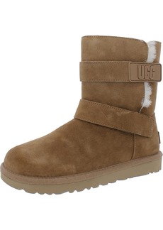 UGG Bailey graphic Womens Suede Pull On Ankle Boots