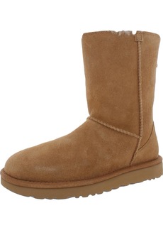 UGG Classic Short Zip Womens Suede Lined Winter & Snow Boots