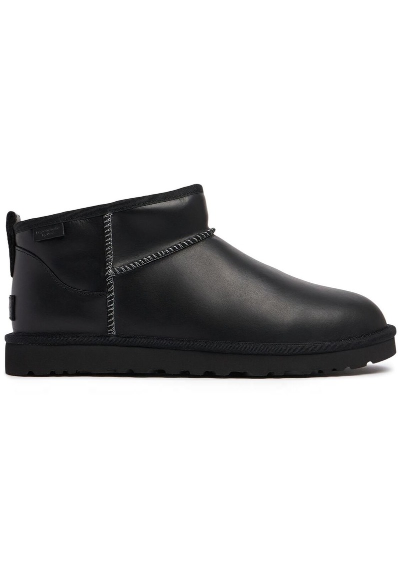 UGG Classic Ultra Mini Lthr Regen Boots