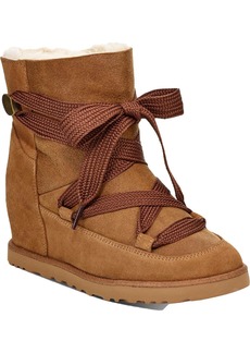 UGG Femme Womens Suede Wedge Winter Boots