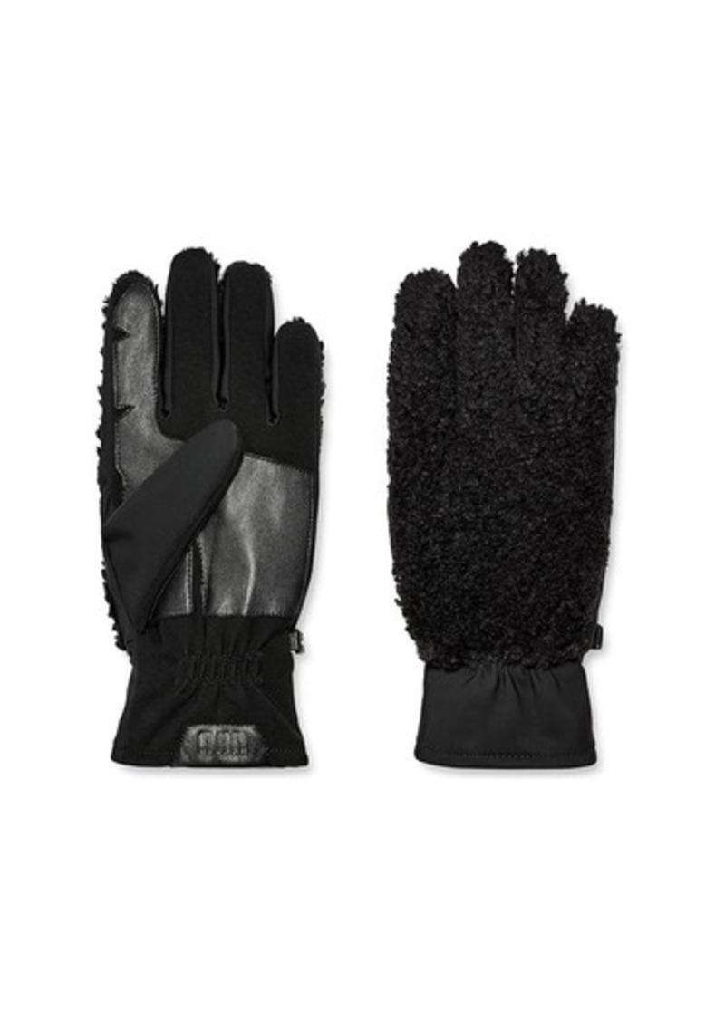 UGG Fluff Smart Gloves with Conductive Leather Palm