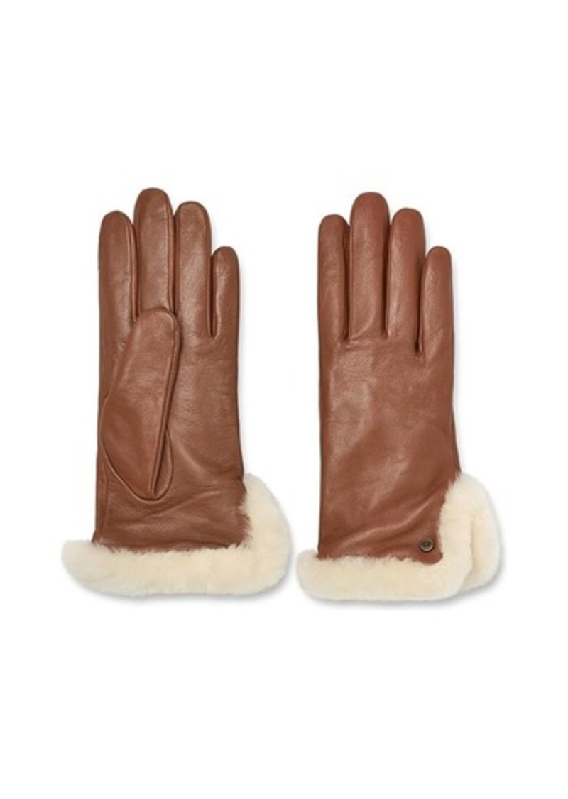 UGG Leather Sheepskin Vent Gloves with Conductive Tech Palm