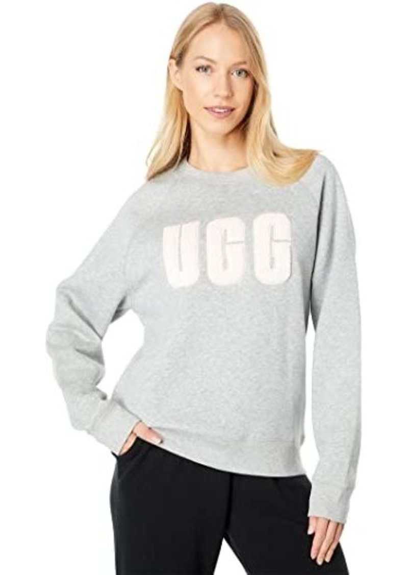 UGG Madeline Fuzzy Logo Crew Neck T-Shirt