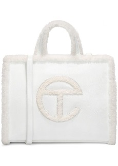 UGG Medium Telfar Crinkle Patent Shopper Bag