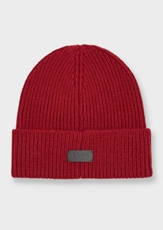UGG Men's Wide Cuff Ribbed Beanie Hat