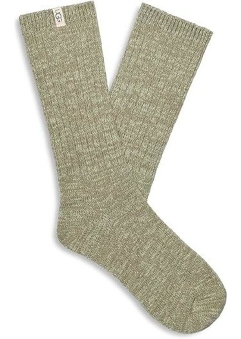 UGG Rib Knit Slouchy Crew Sock