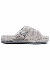 UGG ribbed faux shearling slippers